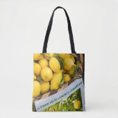 Tote Bag Amalfi Lemon Dream #3 #travel #wall #art (Devant)