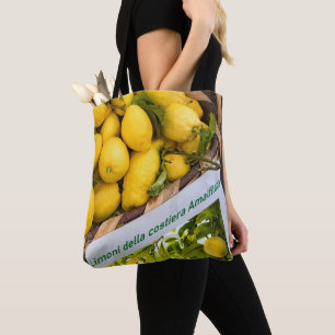 Tote Bag Amalfi Lemon Dream #3 #travel #wall #art