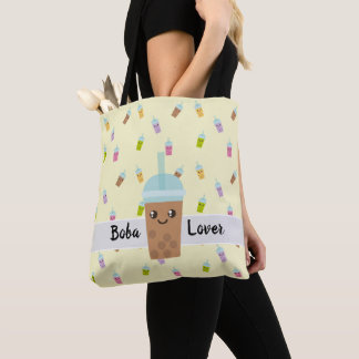 Tote Bag Amant Fourre-tout de boissons de thé de lait de