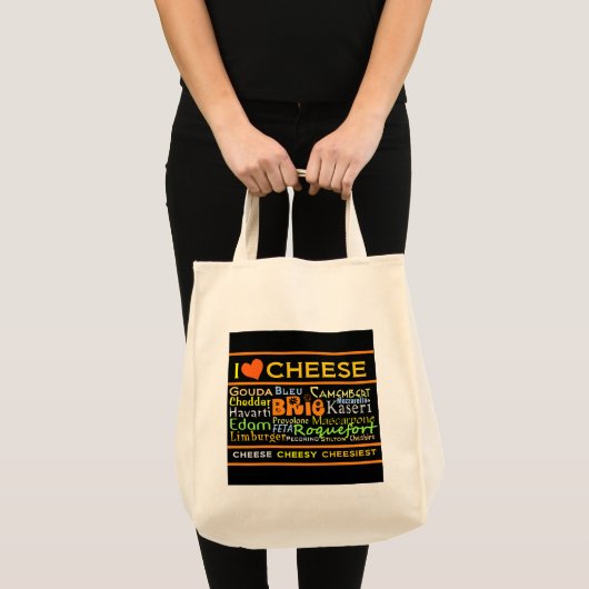 Tote Bag Amants de fromage (Devant (produit))