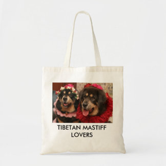 TOTE BAG AMANTS DE MASTIFF TIBÉTAIN