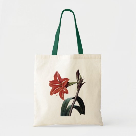 Tote Bag Amaryllis barrée (Devant)