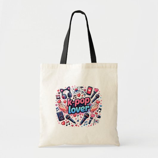 Tote Bag Amateur de K-Pop (Devant)