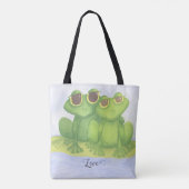 Tote Bag Amateurs adorables de grenouilles (Dos)