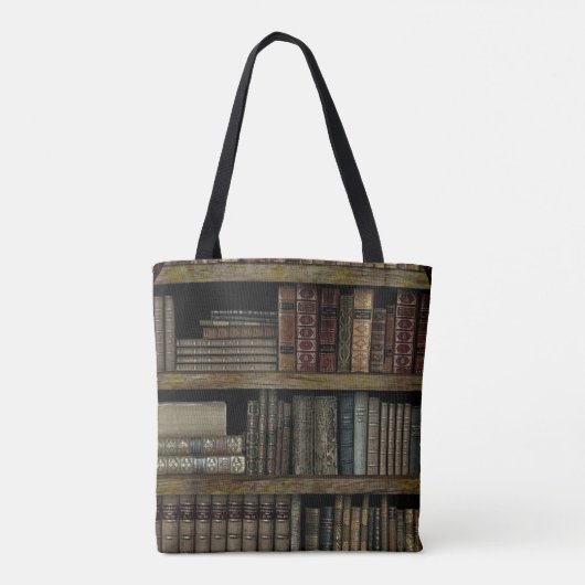 Tote Bag Amateurs de livres de la bibliothèque Old Book (Dos)