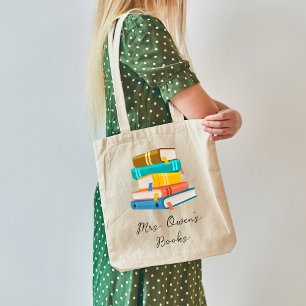 Tote Bag Amateurs de livres Femmes Bibliothécaire Lecteurs 
