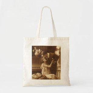 Tote Bag Amateurs de Vintage, Amour Musique Romantique