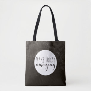 Tote Bag Amazing   Brown texture