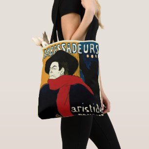 Tote Bag Ambassadeurs, Artistide Bruant par Toulouse Lautre