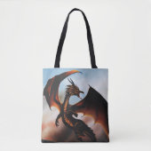 Tote Bag Amber Dragon Imaginaire (Devant)