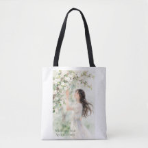 Âme de Fleur Sauvage – Fille dans un Jardin Printa