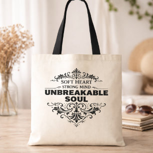 Tote Bag Âme Inébranlable Femmes Inspirantes Vintage