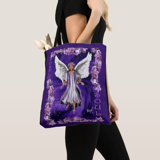 Tote Bag Âme violette (De près)
