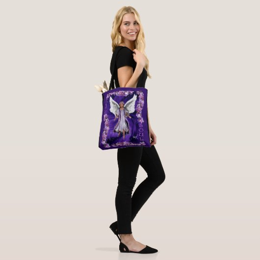 Tote Bag Âme violette (Sur le modèle)