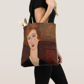 Tote Bag Amedeo Modigliani - Portrait d'une femme (De près)