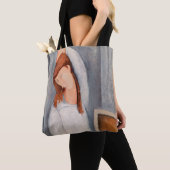 Tote Bag Amedeo Modigliani - Portrait Jeanne Hebuterne #1 (De près)