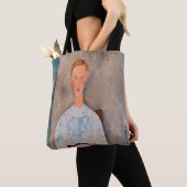 Tote Bag Amedeo Modigliani - Une fille avec une blouse Polk (De près)