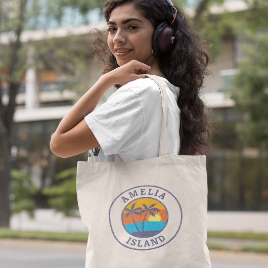 Tote Bag Amelia Island, Floride style classique défraîchi