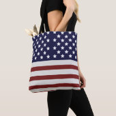 Tote Bag America Drapeau américain Motif américain (De près)