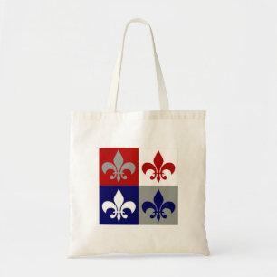 Tote Bag Américain patriote Louisiane Fleur De Lis