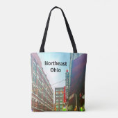 TOTE BAG AMERICAN CITY CLEVELAND OHIO  (Dos)