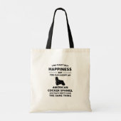 Tote Bag American Cocker Spaniel Happy (Dos)