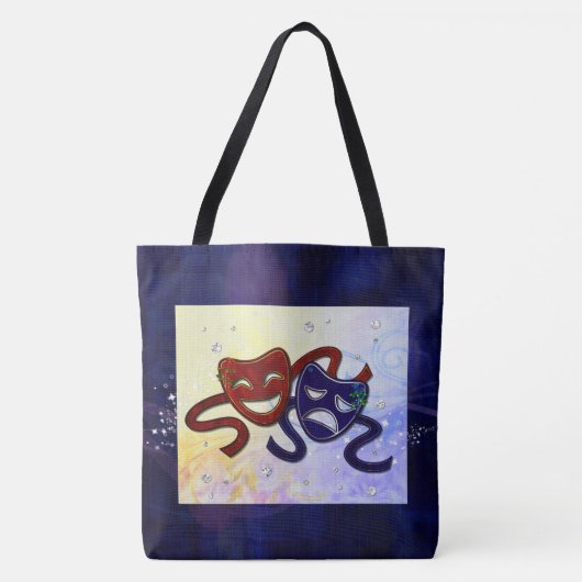 Tote Bag American Drama Comedy & Tragédie (Devant)