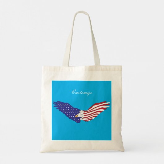 Tote Bag American Eagle Thunder_Cove 4 juillet patriotique (Dos)