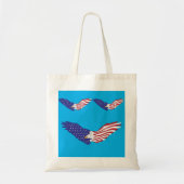 Tote Bag American Eagle Thunder_Cove 4 juillet patriotique (Devant)