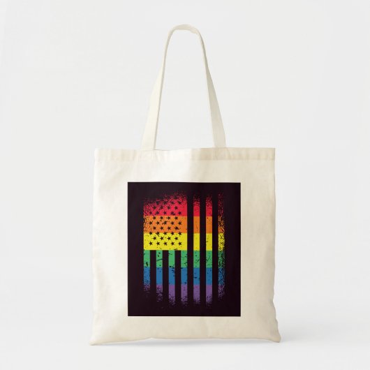 Tote Bag American Pride Grunge (Devant)