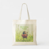 Tote Bag American Robin Bird Nature Vert (Dos)
