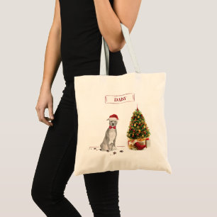 Tote Bag American Staffordshire Terrier Funny Christmas Dog