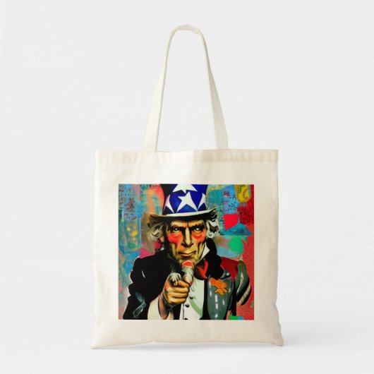 Tote Bag American Uncle Sam (Devant)