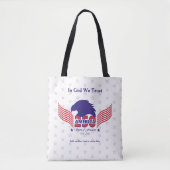 Tote Bag Amérique 250e-Esprit de liberté-Blanc-Modifier le  (Devant)