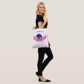 Tote Bag Amérique 250e-Esprit de liberté-Blanc-Modifier le  (Sur le modèle)