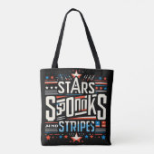Tote Bag Amérique Abstraite : Étoiles, Spooks et Stripes (Dos)