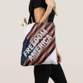 TOTE BAG AMÉRIQUE DE LA LIBERTÉ (De près)