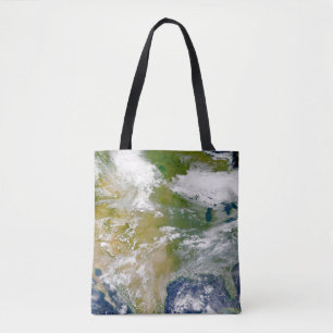 Tote Bag Amérique Du Nord Avec Fumée Visible Dans Les Endro