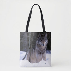Tote Bag Amérique du Nord, Canada, Est du Canada, Loup gris