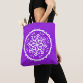 Tote Bag Amethyst Mandala (De près)