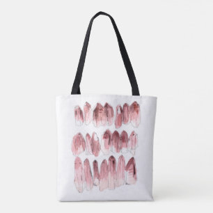 Tote Bag Améthyste - quartz rose