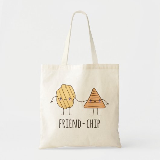 Tote Bag Ami amusant chips (Devant)