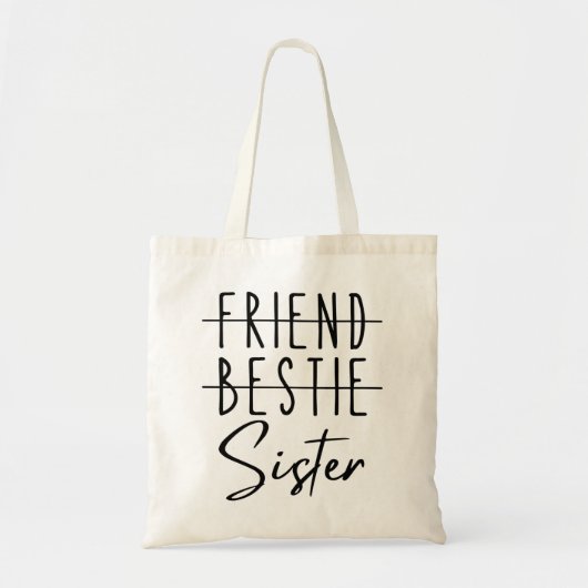 Tote Bag Ami Bestie Soeur (Devant)