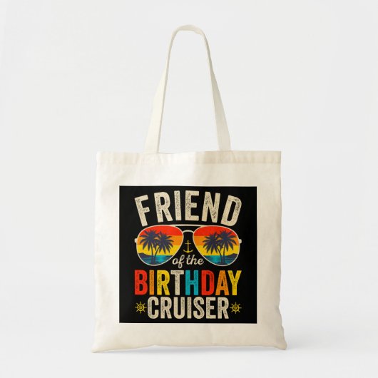 Tote Bag Ami de l'anniversaire Cruiser Vacation (Devant)