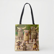 Amis Bizarres – Affiche Forest Checker & Dots Clan