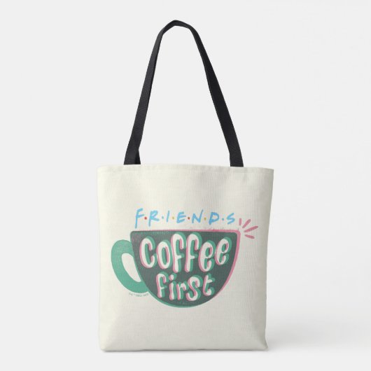 Tote Bag AMIS™ | Café d'abord (Dos)