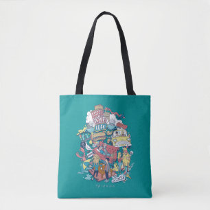 Tote Bag AMIS™ Collage de dessin