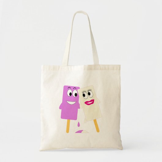 Tote Bag Amis de crème glacée (Devant)