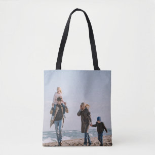 Tote Bag Amis de famille de photo personnalisés plage moder