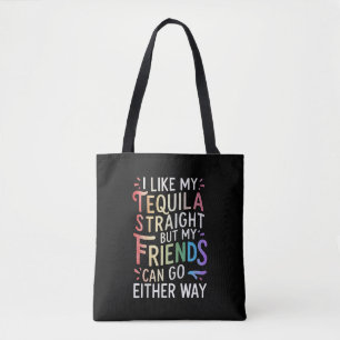 Tote Bag Amis droits de la téquila vont de l'une ou l'autre